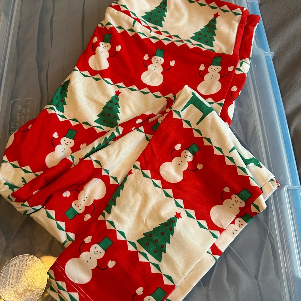 LulaRoe TC Christmas Leggings